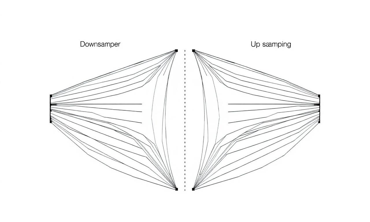 U-Net encoder-decoder architecture diagram explaining how AI background removal works under the hood