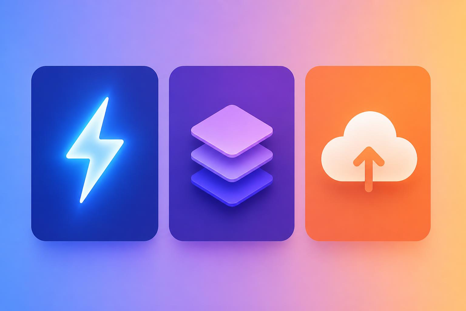 Comparison of browser AI tool, desktop editor, and cloud upload service