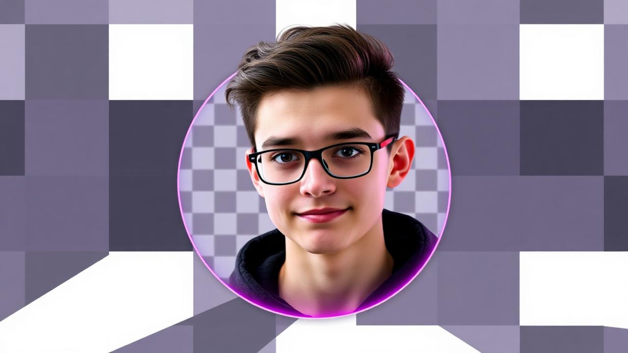 Clean Discord profile picture with a transparent background made with an AI background remover