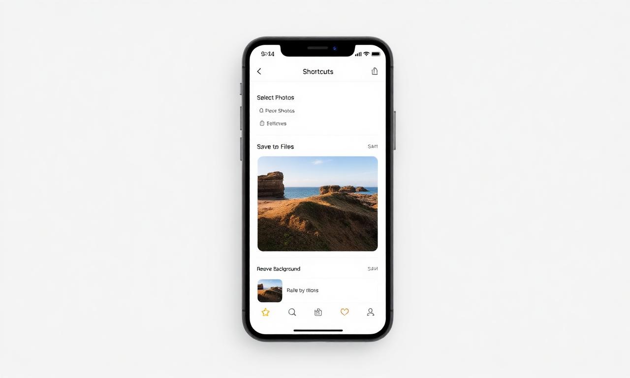 iOS Shortcuts automation to remove background on iPhone in batches