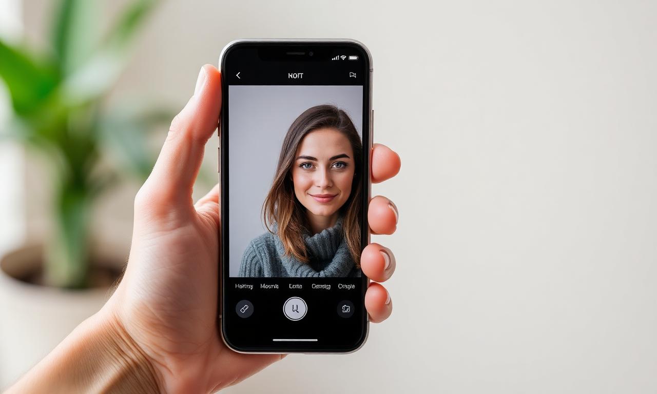 Mobile workflow for LinkedIn headshot background removal on a smartphone